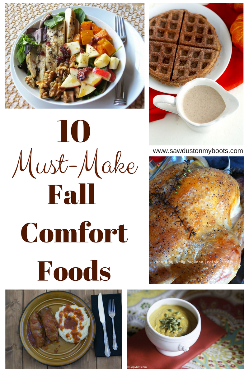 10 Must-Make Fall Comfort Foods